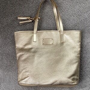 Michael Kors Metallic Gold Tote